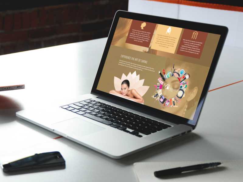 تصميم موقع الكتروني لصالون تجميل شانيلز 12