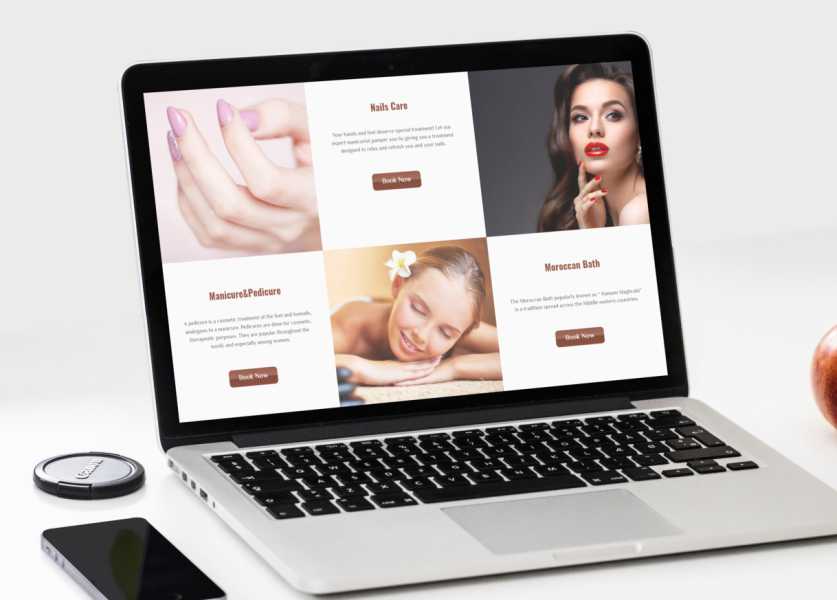 تصميم موقع الكتروني لصالون تجميل شانيلز 14