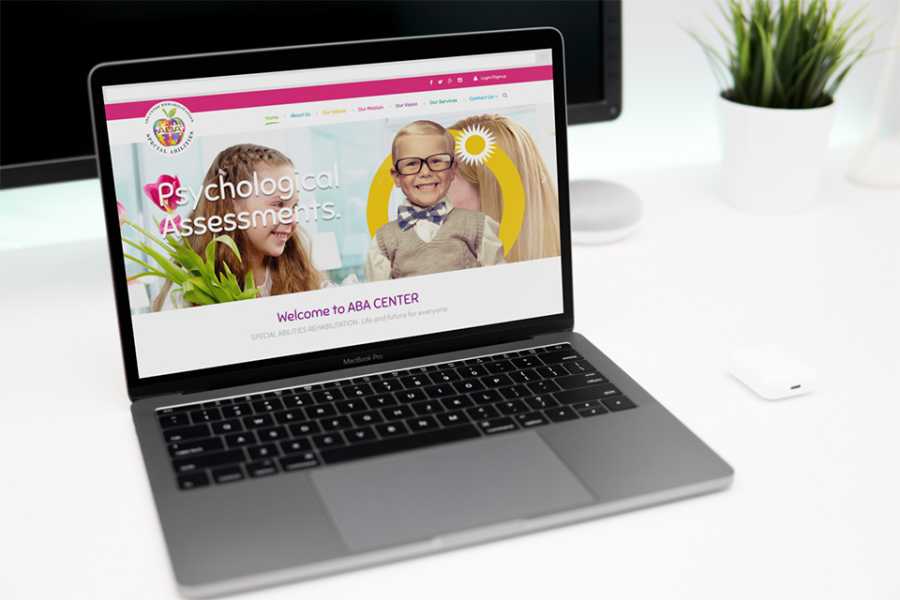 تصميم موقع (ABA CENTER) في أبوظبي 1