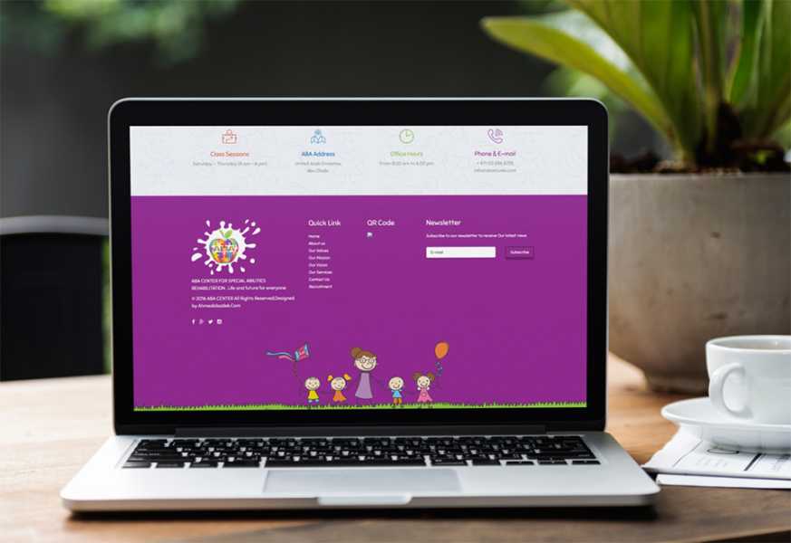 تصميم موقع (ABA CENTER) في أبوظبي 18