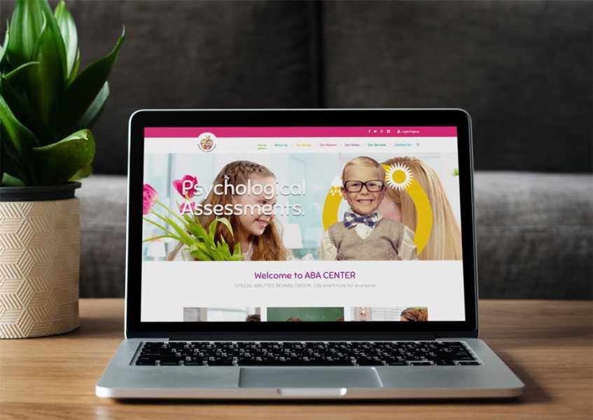 تصميم موقع (ABA CENTER) في أبوظبي 7