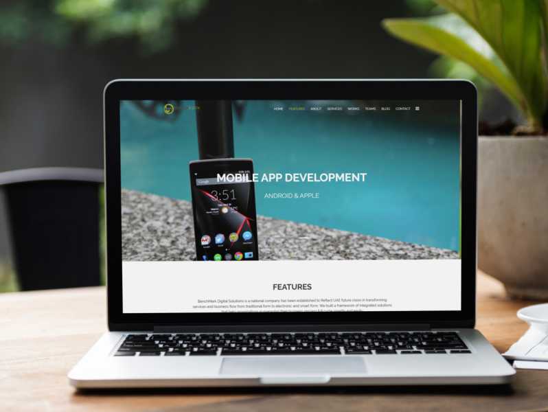 تصميم موقع الكتروني لشركة بينشمارك في الإمارات أبوظبي 9