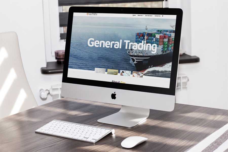 تصميم موقع الكتروني لشركة جي أيه أس للأستثمار 4