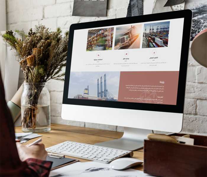 تصميم موقع الكتروني شركة عبد العزيز الحامد للتجارة في الإمارات أبوظبي 1