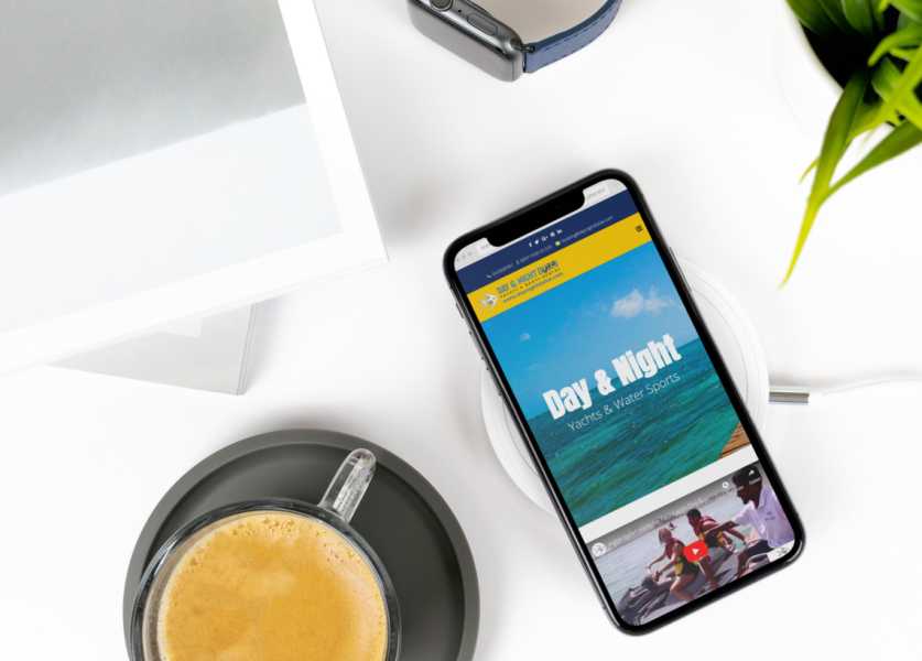 تصميم موقع الكتروني لشركة تأجير يخوت وقوارب داي أند نايت دبي الإماراتية 3