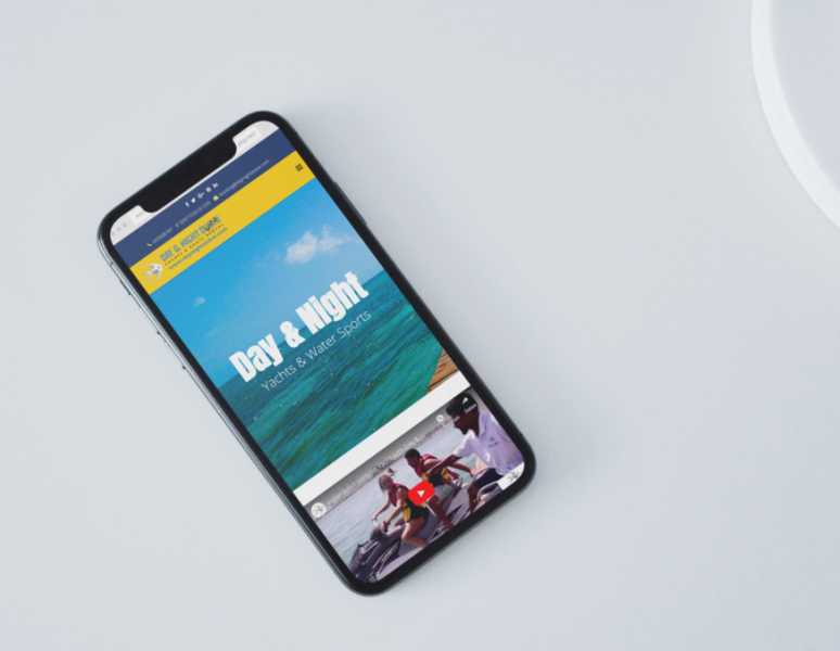 تصميم موقع الكتروني لشركة تأجير يخوت وقوارب داي أند نايت دبي الإماراتية 5
