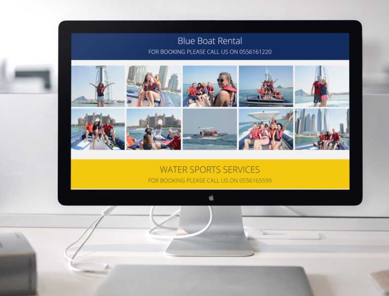 تصميم موقع الكتروني لشركة تأجير يخوت وقوارب داي أند نايت دبي الإماراتية 9