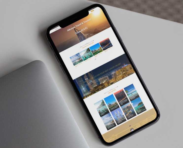 تصميم موقع الكتروني لشركة الفرقان للسفر والسياحة في الإمارات أبوظبي 3