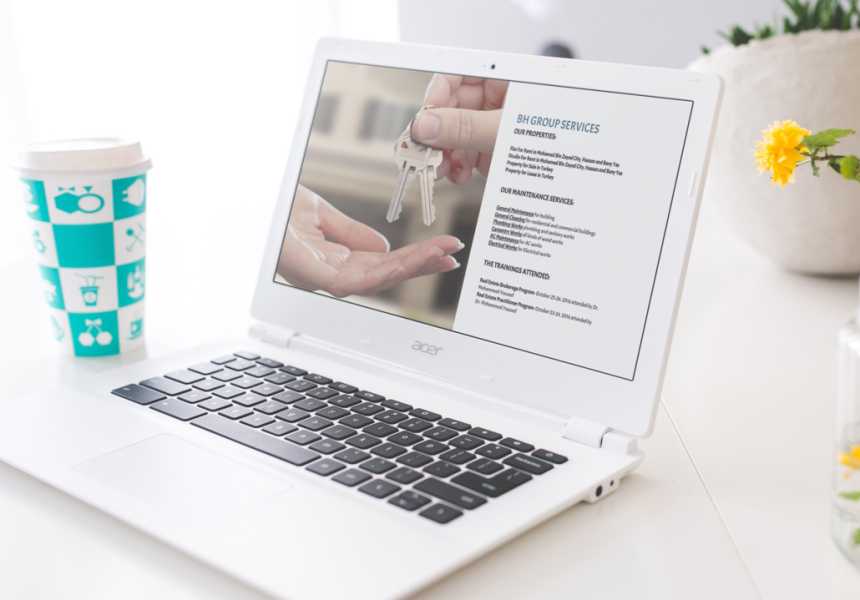 تصميم موقع الكتروني لشركة بى اتش جروب للتسويق العقارى في الإمارات أبوظبي 8