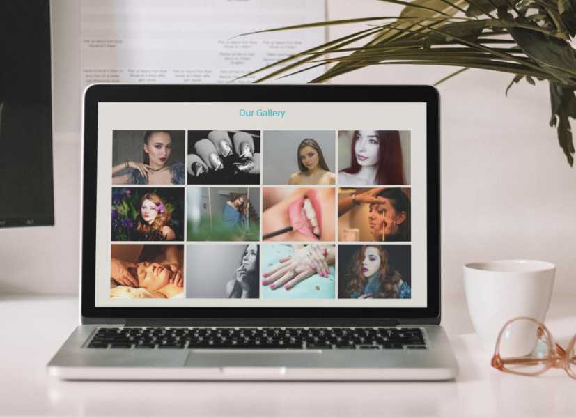 تصميم موقع الكتروني لصالون تجميل بوليش صالون في الإمارات أبوظبي 5