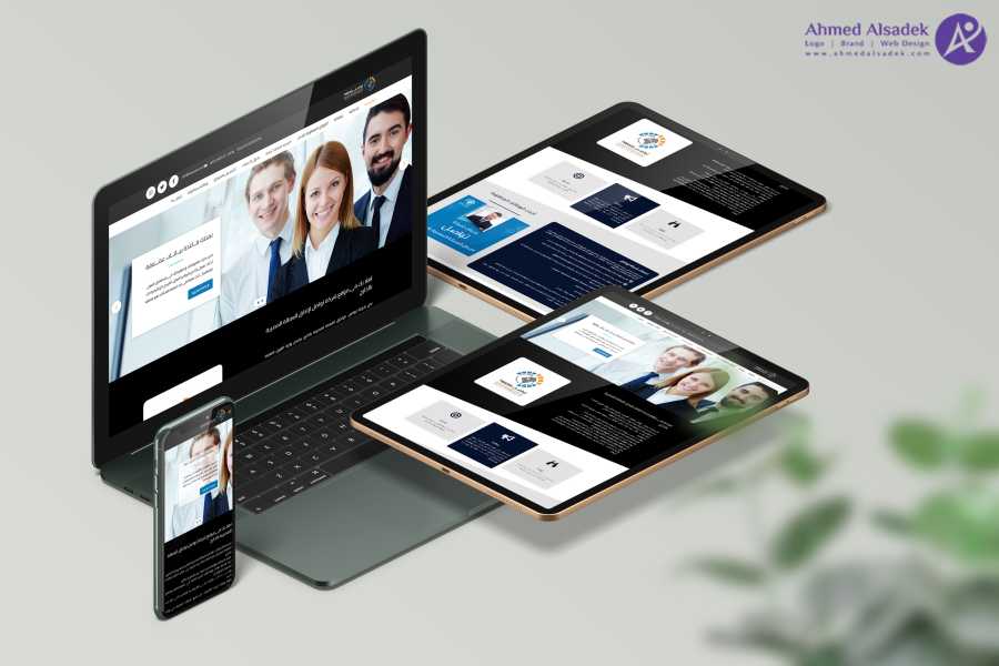 11 تصميم موقع الكتروني لشركة توظيف  شركة تواصل لإلحاق العمالة المصرية بالخارج