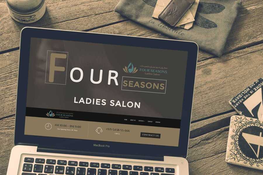 تصميم موقع FOUR SEASONS LADIES SALON 1